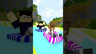 DUDA TEM MEDO de TOBOGÃ no MINECRAFT😱 [upl. by Ariam]