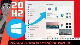 Instala el NUEVO menú de Windows 10 20H2 hoy mismo  TUTORIAL [upl. by Alleuqcaj]