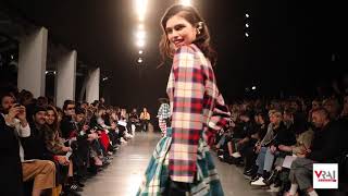 Marta Jakubowski AutumnWinter 18 at London Fashion Week in HD [upl. by Meghan989]