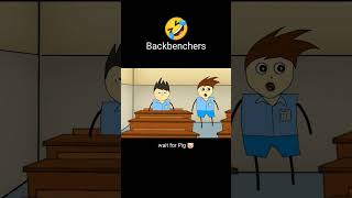 when backbenchers become crazy  ft backbenchers animation comedy cartoon storytime shorts [upl. by Oiramd]