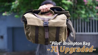 Túi máy ảnh Wotancraft “Pilot” Brompton Bag 7L Upgraded Thiết kế bụi bặm có thể treo xe đạp [upl. by Ehsrop]