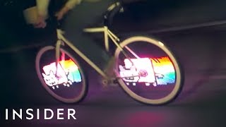 How To Turn Your Bike Into A Colorful LED Display [upl. by Power794]