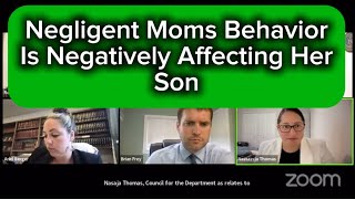 Negligent Moms Behavior Negatively Affecting Her Son  CPS Assessment Hearing familycourtplaylist [upl. by Eynaffit503]