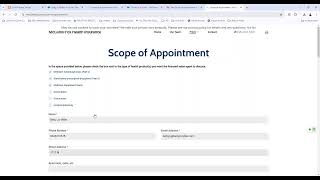 Scope of Appointment steps [upl. by Oicirtap]