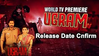 Ugram Hindi Dubbed Movie Confirm Release Date  Allari Naresh Mirna Menon [upl. by Shelah987]