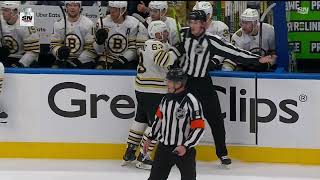 Brad Marchand pushes linesman  Have your say [upl. by Zoller400]