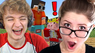 Couple Reacts To Minecrafts Funniest YouTuber Talent Show [upl. by Ardie]