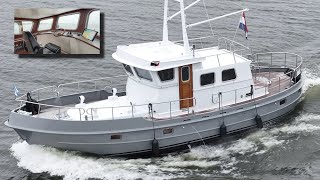 THIS is the ONLY Trawler Yacht of its kind €245000 Steel Pilothouse FOR SALE [upl. by Annavoj]