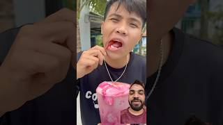 Lollipop eating challenges after dipping in strawberries🍓 IceCream music hindisong bollywood yt [upl. by Otrebliw903]