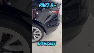 Part 3 of 3 tesla Model 3 collision damage PDR results no need for filling and paint dentrepair [upl. by Lani331]