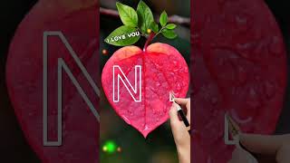 N💕H new latest new letter name art video WhatsApp trending status [upl. by August]