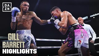 WHAT A FINISH  Jordan Gill vs Zelfa Barrett Fight Highlights [upl. by Fricke]