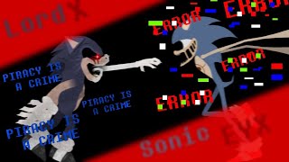 Lord X vs Sonic Eyx [upl. by Ilanos]