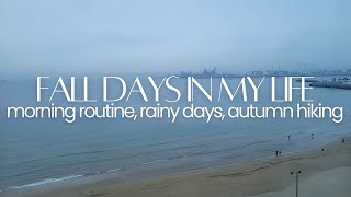 Fall Days In My Life  morning routine rainy days autumn hiking [upl. by Muiram]