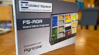 Folded Space Board Game Organizer for Agricola [upl. by Egreog675]