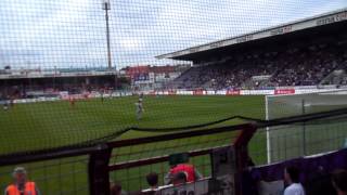 VFL Osnabrück  Rot Weiß Erfurt 10 am 11082012 Auf gehts Lila Jungs schießt ein Tor für uns [upl. by Nnylyt]