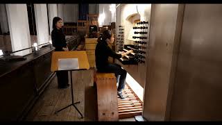 【Mio KURIYAMA】BWV 5293 Bachorgel in der Thomaskirche Leipzig [upl. by Ycat]