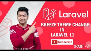 Laravel Breeze Theme Customization in Laravel 11  Laravel tutorial in Hindi  Part 7 [upl. by Melleta730]