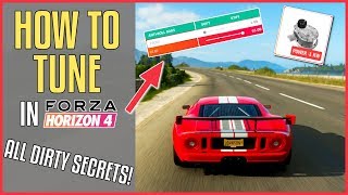 HOW TO TUNE in Forza Horizon 4  OP Car Tutorial Upgrades amp Tuning [upl. by Nanreh]