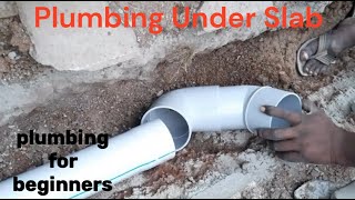 How To Rough In Plumbing Under Slab For A Bathroom  FOR BEGINNERS [upl. by Amarillas]