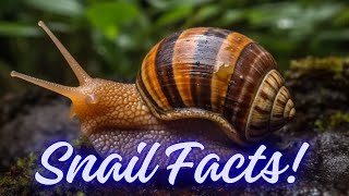 Snail Secrets Fun Facts About These Slow movers [upl. by Trumaine]