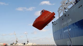 FreeFall Lifeboat  Launching amp Recovery Of Free Fall Lifeboats [upl. by Ykceb]