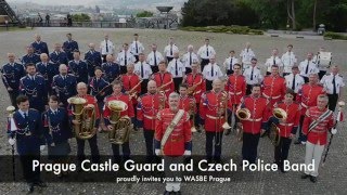 Invitation to WASBE Prague by Prague Castle Guard and Czech Police Band [upl. by Zile160]