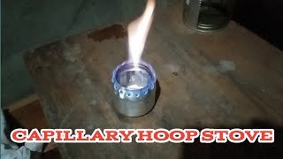 DIY ALCOHOL STOVE  CAPILLARY STOVE [upl. by Yoo]