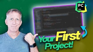 Your First Project in PyCharm  Beginners Tutorial [upl. by Pretrice]