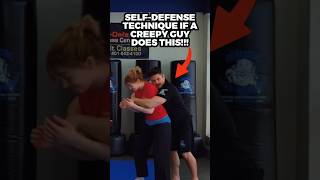 Self defense technique vs running bearhug selfdefenseforwoman selfdefensetechniques bochnerstudio [upl. by Airetak]