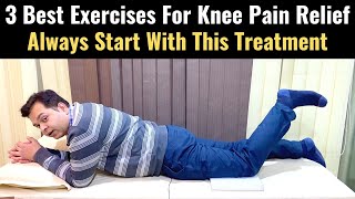 Knee Pain Treatment 3 Exercises for Knee Pain Relief How to Start Knee Osteoarthritis Exercises [upl. by Akimet]