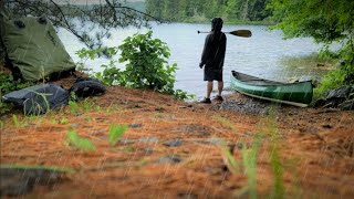 Canoe Camping Alone in the Adirondack Mountains [upl. by Allimrac889]