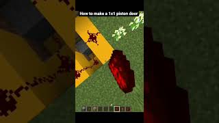 how to make a 1x1 piston door [upl. by Ellison]