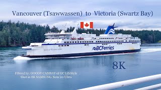 bcferries Vancouver Tsawwassen  Victoria Swartz Bay  BC Ferries [upl. by Ttnerb]