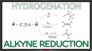 Alkyne Reduction  Hydrogenation Lindars catalyst Dissolving Metal Reduction  cistrans alkenes [upl. by Akineg]