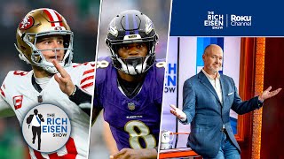 Hands Up If You Can’t Wait for Ravens vs 49ers on Christmas Night  The Rich Eisen Show [upl. by Hanselka]