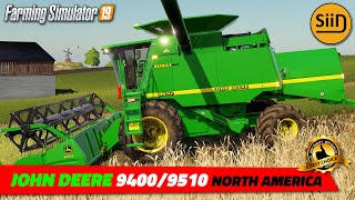 FS19  John Deere 9400  9510 North America v10 by SiiD Modding  review [upl. by Pearlstein852]