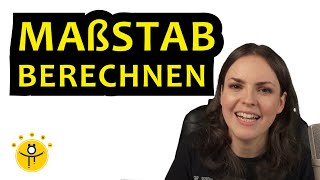 MAßSTAB berechnen einfach erklärt – von Wirklichkeit zum Plan [upl. by Llohcin]