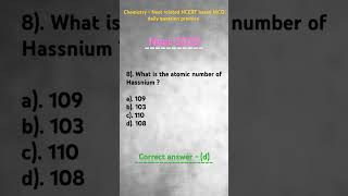 periodic table Ncert covered MCQ neetmotivation neetstudy new motivation mbbslife aiims viral [upl. by Lener]