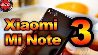 Xiaomi Mi Note 3 review completa en español [upl. by Arammahs]