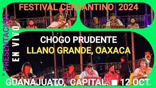 Festival Cervantino 2024 ■ quot Chogo Prudente  En vivo quot ■ Guanajuato Capital ■ Jardin el cantador [upl. by Rol120]