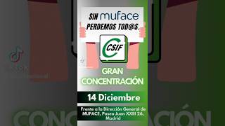 GRAN CONCENTRACIÓN en Madrid en defensa de Muface convocada por CSIF [upl. by Oleg]