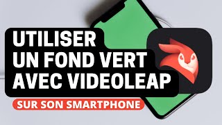 COMMENT INCRUSTER UN FOND VERT DANS UNE VIDEO AVEC VIDEOLEAP tutorielmontagefacile fondvert [upl. by Iek285]