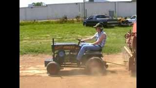 WHITEWATER VALLEY GARDEN TRACTOR PULLERS PRO STOCK CLASS 6312mpg [upl. by Noma]