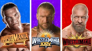 I Resimulated every Triple H Wrestlemania Match [upl. by Matteo666]