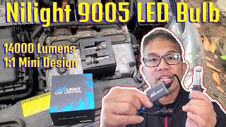 How to install Nilight 9005 HB3 LED Headlight Bulb [upl. by Eadith629]