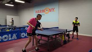 Elite TTC Goldenway Individual League  Div A  Henry Li 806 vs Zachary Mah 701  31 [upl. by Nylsoj196]