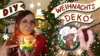 🎄 DIY Weihnachtsdeko 🎄 Upcycling Ideen [upl. by Atteinotna312]