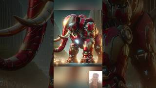 kiska robotic elephant best hai 🤯 spiderman vs venom vs Ironman 😎viralshortsavengersai [upl. by Lorinda]