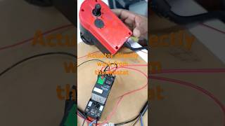 Actuator working threw control relay with thermostat [upl. by Lanta964]